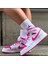 Air Jordan 1 Mid Bred Toe (W) Unisex Spor Ayakkabı 1