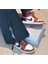 Air Jordan 1 Mid Bred Toe (W) Unisex Spor Ayakkabı 4