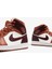 Air Jordan 1 Mid Bred Toe (W) Unisex Spor Ayakkabı 5