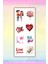 Sevgili,aşk ,sevgililer Günü 3'lü Sticker Seti Planner Ajanda Bullet Journal Için Uygun Set 3