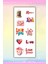 Sevgili,aşk ,sevgililer Günü 3'lü Sticker Seti Planner Ajanda Bullet Journal Için Uygun Set 4