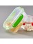 6 Adet Slikonlu Sızdırmaz Hava Almaz Kilitli Kapak Saklama Kabı Kahvaltılık Seti 700 ml 3