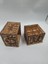 Ahşap Dekoratif Mısır Temalı Gizli Kilitli Kutu 13 cm x 13 cm x 10 cm 2