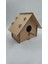 Ahşap Kuş Yuvası Evi Boyanabilir Ham Mdf 2
