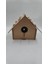 Ahşap Kuş Yuvası Evi Boyanabilir Ham Mdf 5