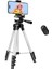 Profesyonel Telefon Tripodu, 33-110 cm Ayarlanabilir Yükseklik, 360° Dönebilen Başlık, Cep Telefonu/kamera/web Kamerası/gopro Için, Ios/android/akıllı Telefon Için Bluetooth Kumandalı Tripod 3