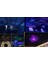 QJ-009 + QJL016 Rgb Fiber Optik LED Işık Seti 4 M. Uzaktan Kumanda Meteor Yağmuru Işığı Rgb 3lü Set 4