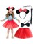 Minnie Mouse Kostüm Seti Etek Taç Kuyruk Papyon Gösteri Seti 1