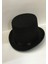Yetişkinler Için Siyah Renk Ringmaster Sihirbaz Şapkası Fötr Şapka 15 cm 4