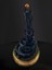 3D Yüzüklerin Efendisi Baraddur, Lord Of The Rings, Sauron'un Gözü Biblo, Barad Dur Kale 2