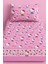 Hello Kitty Pamuklu Kumaş Lastikli Çarşaf Takımı 1