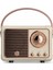 Bluetooth Hoparlör Kablosuz Taşınabilir Speaker Retro Krem DB-HM11 Bella 1