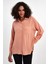 Kadın Oversize Poplin Gömlek 5