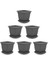 SO-VK02 Villa Kare Tabaklı Saksı Takımı 9 Lt Antrasit 6 Adet 1