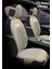 Seat Leon 2006-2012 Uyumlu Sport Seri Sıvı Geçirmez Keten Oturak Minder 7'li Bej 1