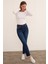 Basic Kayık Yaka Modal Bluz 3
