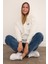 3 Iplik Fiyonk Işlemeli Kapüşonlu Sweatshirt 2