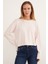 Çizgili Crop Triko Bluz 1