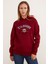 3 Iplik Rugby Nakışlı Kapüşonlu Sweatshirt 3