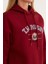 3 Iplik Rugby Nakışlı Kapüşonlu Sweatshirt 5
