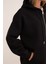 Basic Fermuarlı Kapüşonlu Oversize Sweatshirt 5