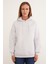 3 Iplik Basic Oversize Kapüşonlu Sweatshirt 6