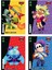 Brawl Stars Panini Resmi Kart Paketi: 4 Paket (24 Kart) 4
