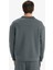 Boxy Fit Dik Yaka Yarım Fermuarlı Skuba Dalgıç Kumaş Sweatshirt E9363AX25AU 6