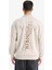 Vikings Valhalla Boxy Fit Dik Yaka Fermuarlı Sırt Baskılı Sweatshirt E9298AX25AU 8