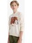 Erkek Çocuk Kapüşonlu Baskılı Sweatshirt F2844A825AU 1