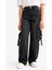 Kız Çocuk Wide Leg Kargo Geniş Paça Jean Pantolon E6185A825AU 4
