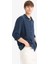 Regular Fit Twill Uzun Kollu Gömlek G0406AX25AU 6