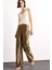 Relax Fit Normal Bel Düz Paça Saten Pantolon G1590AX25SM 4
