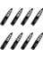 8x 9332F2 Pencere Kontrol Anahtarı Panel Master Cam Kaldırma Yüzeyleri Dikiz Bakış Ayna Düğmesi Çerçevesi Citroen C4 2004-2010 (Yurt Dışından) 1