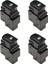 4x Enerji Penceresi Anahtarı Arka Lh Rh Hyundai Santa Fe 2007 2008 2009 2012 2012 2012 935802B000 93580-2B000 935812B000 (Yurt Dışından) 1