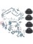 8pc Hava Filtresi Tampon Kauçuk Kapak Montajı 036129689B Beetle Için 2002-2016 Audi A3 A6 2005-2011 Skoda Için Golf Passat Için (Yurt Dışından) 2