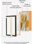 Ahşap Çerçeveli Tablo, Sarı Minimalist Çiçek Illüstrasyonu, Mutfak Dekoru Poster No: 107952 6