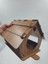 Ahşap Kuş Evi Ceviz Desenli Mdf 22 cm x 20 cm x 20 cm 2