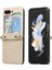 Samsung Galaxy Z Flip5 5g Deri Telefon Kılıfı ve Kart Yuvaları (Yurt Dışından) 1