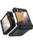 Samsung Galaxy Z Flip7 Fe 5g / Flip6 5g Kickstand Kılıf Litchi Doku Pu + Pc Telefon Arka Kapağı (Yurt Dışından) 2