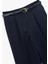 Slim Fit Yüksek Bel Kemerli Cigarette Kumaş Pantolon 3