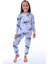 2'li Cute Monster Pijama Takımları ( Pembe - Mavi ) 3