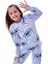 2'li Cute Sky ve Stitch Desenli Kız Çocuk Pijama Takımı 3