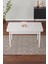 Vera 70X110 Mdf Beyaz Renk Ahşap Ayaklı Sabit Üst Kalite Mutfak Masası, Yemek Masası, Salon Masası 1