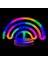 Neon Işıklı Gökkuşağı Masa Gece Lambası Pil ve USB 1