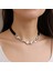 Kadın Choker Kolye – Süet Kordon, Rodyum Kaplama Metal ,33+8 cm Ayarlanabilir 1
