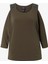 Kadın Büyük Beden Haki, Omuz Açık, Pul ve Boncuk Işli Jarse Bluz 65N38966 3