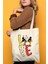 Love Miki Minnie Mouse %100 Pamuk Bez Omuz Çantası 1