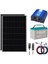Mini Bağ Evi Solar Paketi 1200W İnverter 250W Güneş Paneli 2 x 100Ah Jel Akü 1