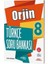 Orjin Okul 2026 8. Sınıf Türkçe Soru Bankası 1